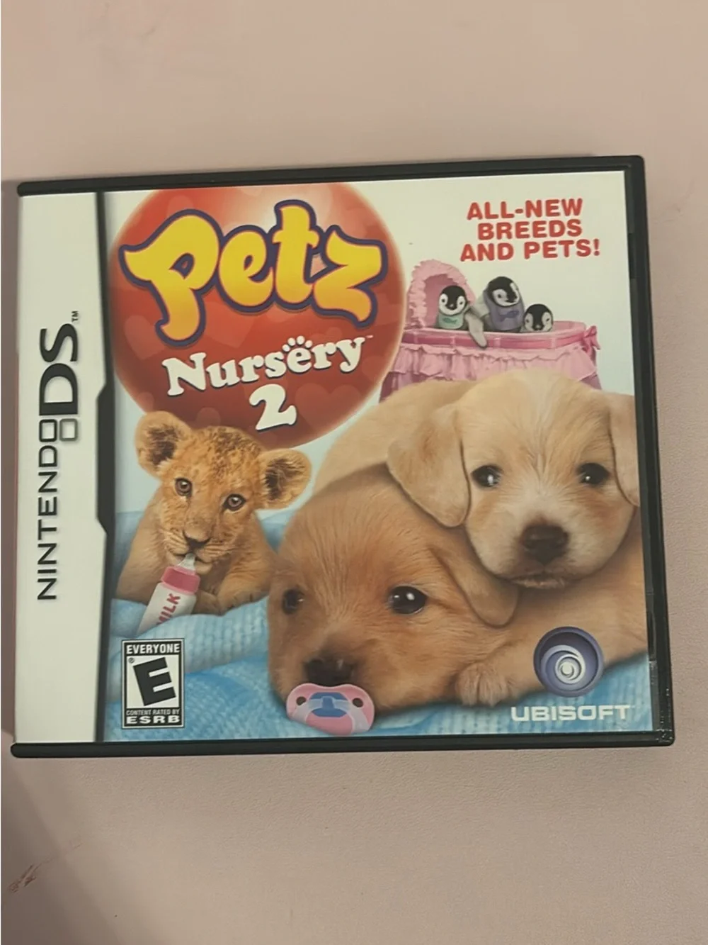 Petz Nursery 2 Nintendo DS Game - Pink Cover